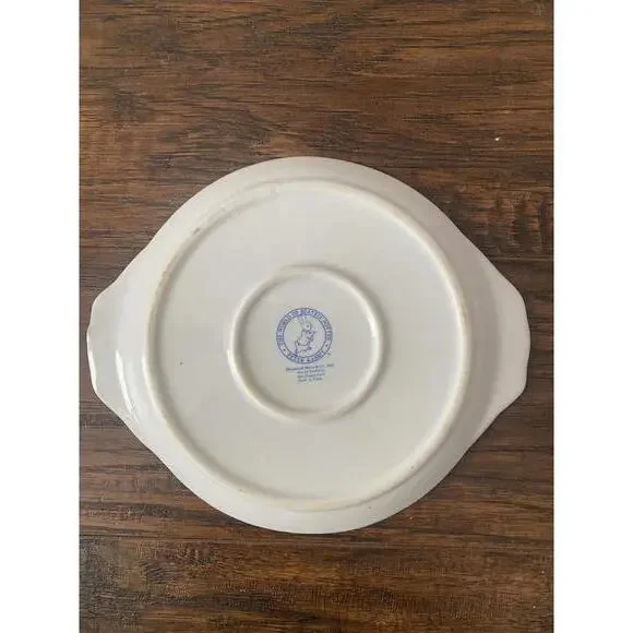 Beatrix Potter Peter Rabbit Gold Trim 2022 Porcelain Plate 8 in - Picture 4 of 5